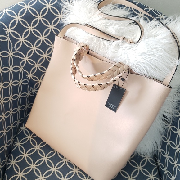 Anthropologie Handbags - Anthro Jules Kae blush tote / carry on bag / purse